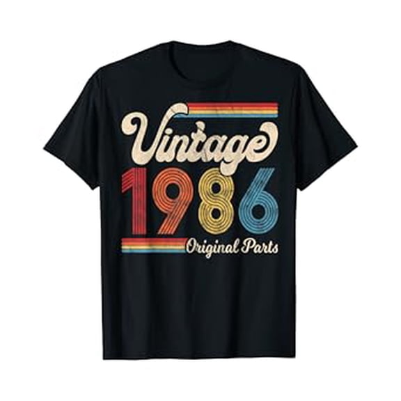 Gildan 1986. Vintage Birthday Gifts 1986 Birthday Gift Men Women. Born Made 1986 Hot Trending T-Shirt Unisex S To 5Xl