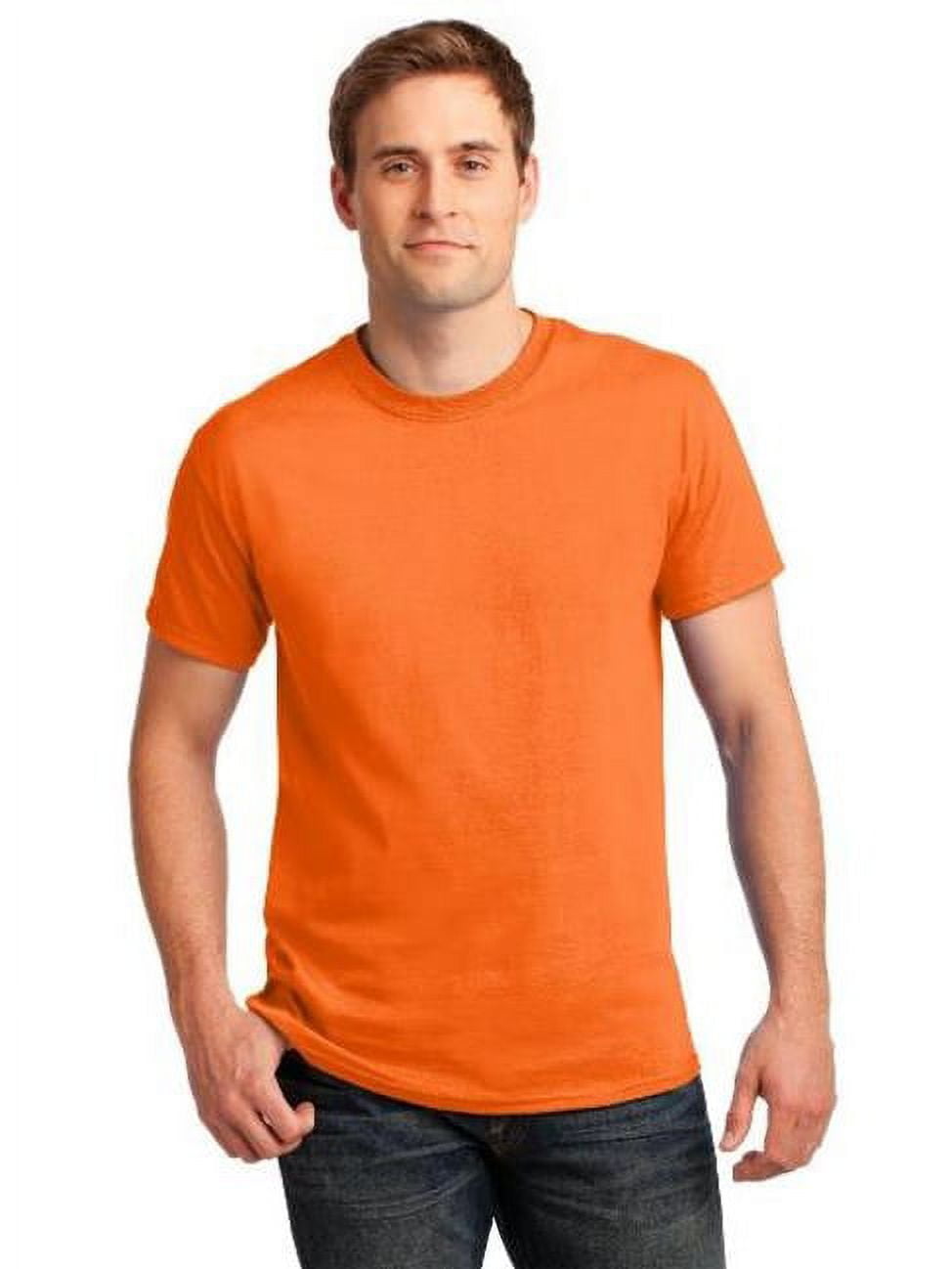 Orange Shirt for Men - Gildan 2000 - Men T-Shirt Cotton Men Shirt