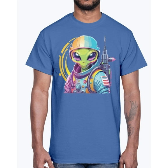 Gildan 2000 Unisex Ultra Cotton Alien Shirt, Tee Shirt with Alien