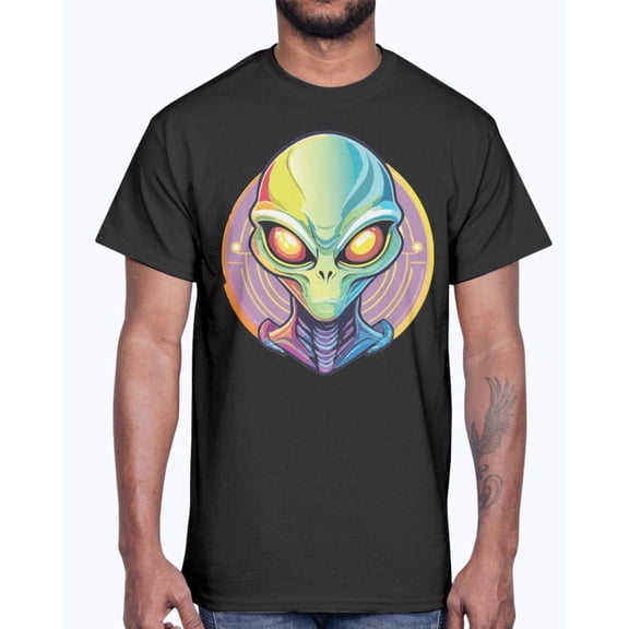 Gildan 2000 Unisex Ultra Cotton Alien Shirt, Tee Shirt with Alien