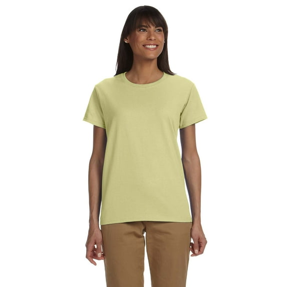 Gildan - Ultra Cotton Women’s T-Shirt - 2000L, Pistachio, XS, Pack Of 10, Tshirts for Women