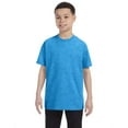 thumbnail image 1 of Gildan 3 Pack Youth Boys Heavy Cotton Heather Sapphire T-Shirt, XL, 1 of 1