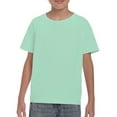 thumbnail image 1 of Gildan 3 Pack Youth Boys Heavy Cotton Mint Green T-Shirt, XS, 1 of 3