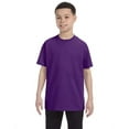 thumbnail image 1 of Gildan 3 Pack Youth Boys Heavy Cotton Purple T-Shirt, L, 1 of 3