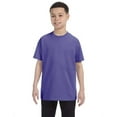 thumbnail image 1 of Gildan 3 Pack Youth Boys Heavy Cotton Violet T-Shirt, M, 1 of 3