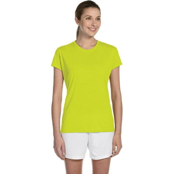 Gildan 42000L Ladies' Performance T-Shirt Safety Green XS