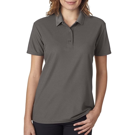 Gildan 45800L Performance Women's Double Pique SporT-shirt Charcoal 3XL