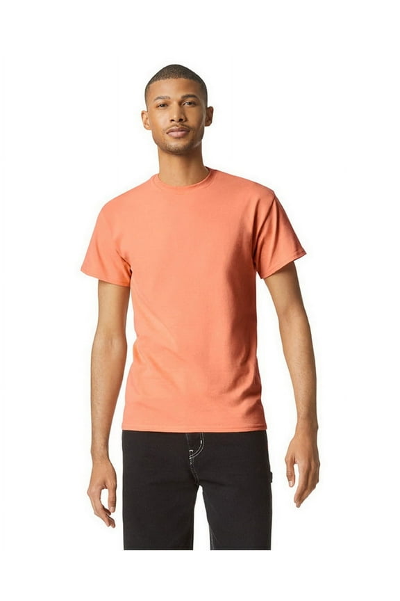 5000 Adult Heavy Cotton 5.3 Oz. T-Shirt (G500)-Tangerine-2XL
