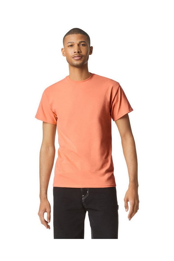 5000 Adult Heavy Cotton 5.3 Oz. T-Shirt (G500)-Tangerine-XL