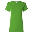 thumbnail image 1 of Gildan 5000L Women's Cotton T-Shirt -Electric Green-2X-Large, 1 of 2