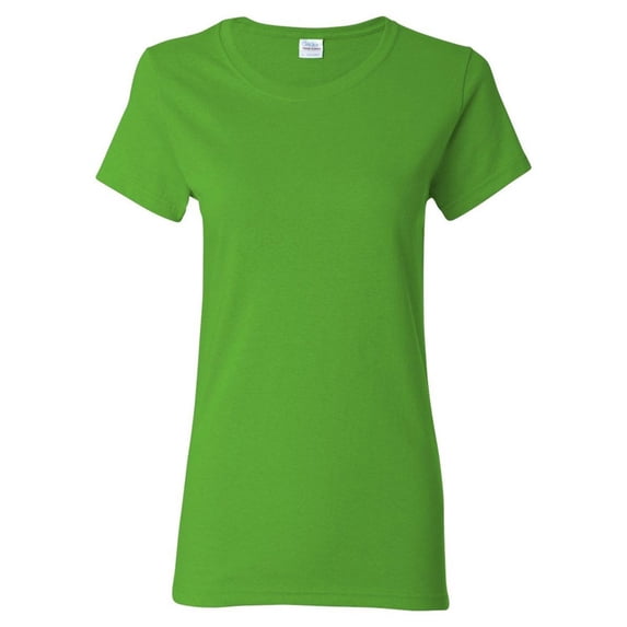 Gildan 5000L Women's Cotton T-Shirt -Electric Green-2X-Large