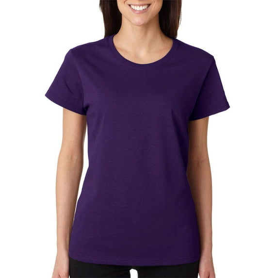 Gildan 5000L Women's Cotton T-Shirt -Purple-3X-Large