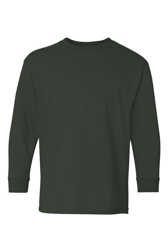 G540B Youth Cotton 5.3 oz. Long-Sleeve T-Shirt