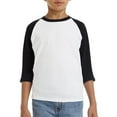 thumbnail image 1 of Gildan 5700B - Youth Heavy Cotton 3/4 Raglan T-Shirt, 1 of 5
