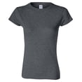 thumbnail image 1 of Gildan 64000L Softstyle Ladies T-Shirt -Charcoal-Small, 1 of 2