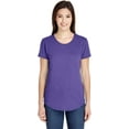 thumbnail image 1 of Gildan 6750L Ladies Tri-Blend Tee Heather Purple S, 1 of 6