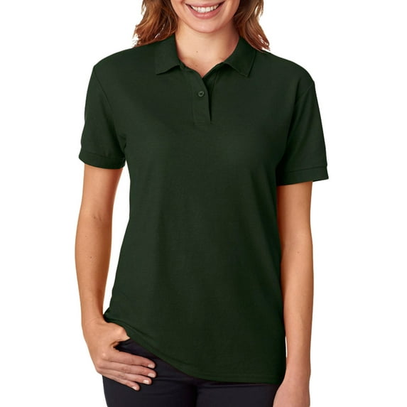 Gildan 72800L Women's Pique Polo Shirt -Forest Green-3X-Large