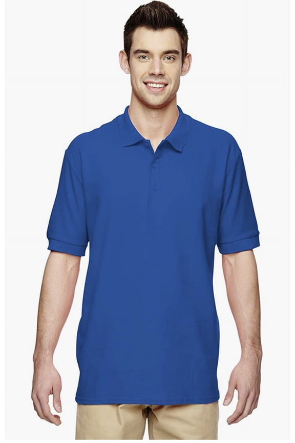 82800 Premium Cotton Double Pique Polo Royal M
