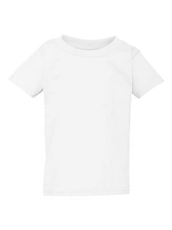 Activewear Toddler Heavy Cotton T-Shirt. White. 5T.
