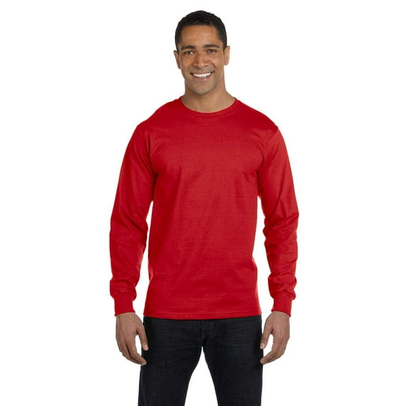 Gildan Adult 5.5 oz., 50/50 Long-Sleeve T-Shirt - G840