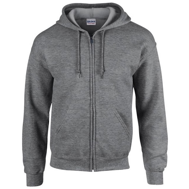 Men's Plus Size Zip Hoodie – Heavy Cotton Blend main image 1
