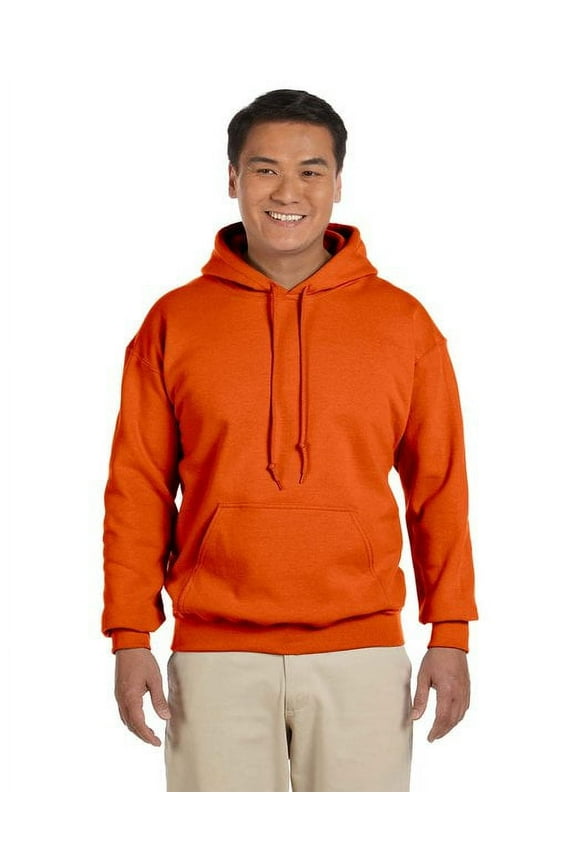 Adult Heavy Blend Hooded Sweatshirt - ORANGE - L