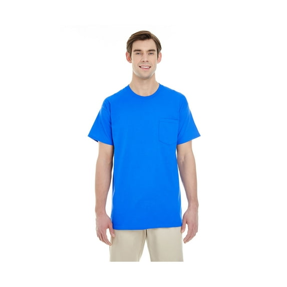 Gildan Adult Heavy Cotton 5.3 Oz. Pocket T-Shirt, G530 ,ROYAL, L