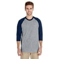 thumbnail image 1 of Gildan Adult Heavy Cottonâ„¢ 5.3 oz. 3/4-Raglan Sleeve T-Shirt - G570, 1 of 5