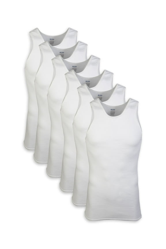 Men's A-Shirt Tanks, Multipack, Style G1104, Sizes Sm-2XL