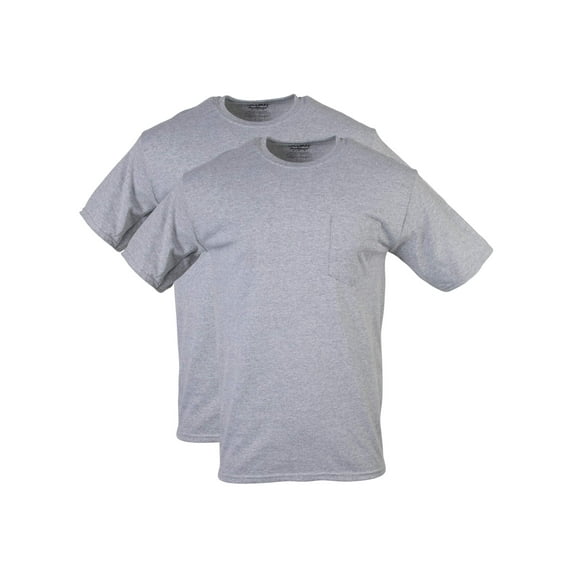 Gildan Adult Men's DryBlend Workwear T-Shirts with Pocket, 2-Pack, Sizes S-2XL