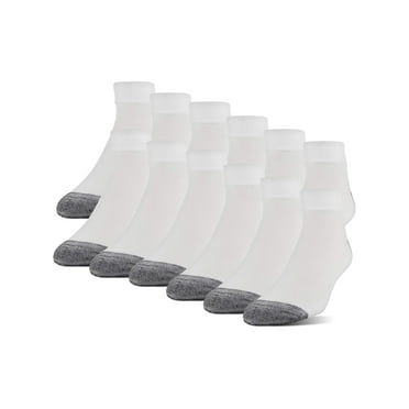 Gildan Adult Men's Half Cushion Terry Foot Bed Low Cut Casual Socks, OS One Size, 12-Pack