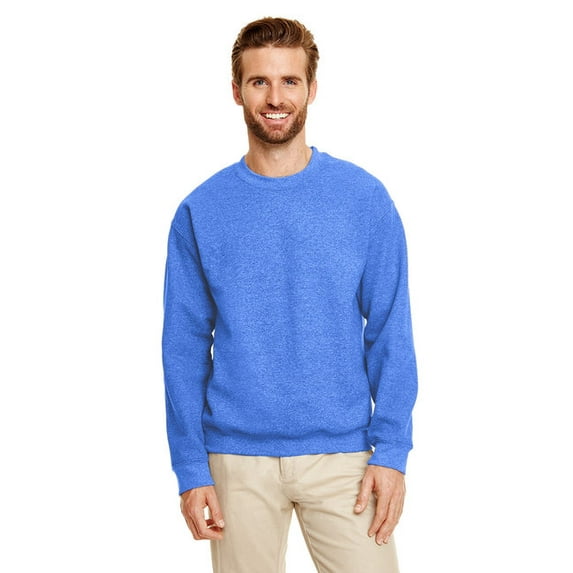 Gildan Adult Men's Pack of 2 Heavy Blend 50/50 Fleece Crewneck Sweatshirt, Multipack Sizes Upto 5XL