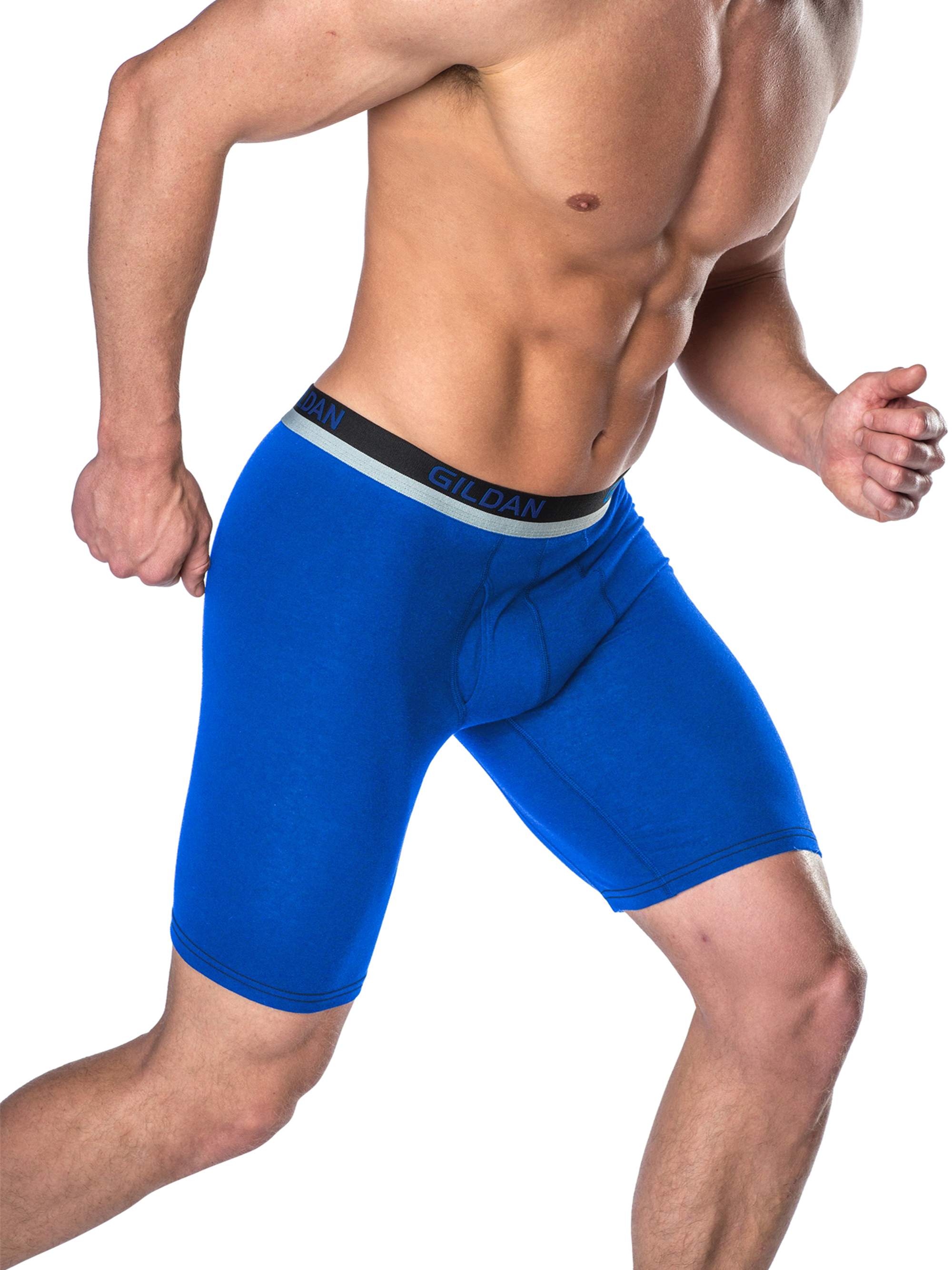 Mens long leg cotton boxer briefs hotsell