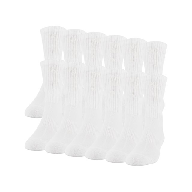 Gildan Adult Men's Performance Cotton moveFX Crew Casual Socks, OS One