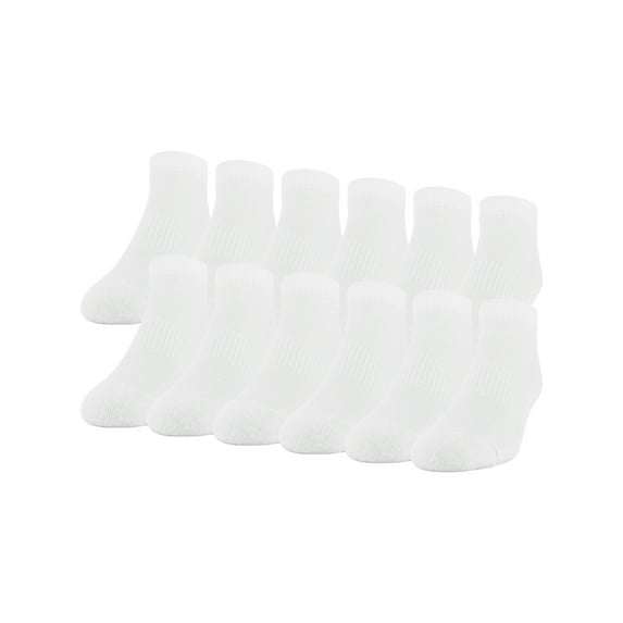 Gildan Adult Men's Performance Cotton moveFX Lowcut Casual Socks, OS One Size, 12-pack