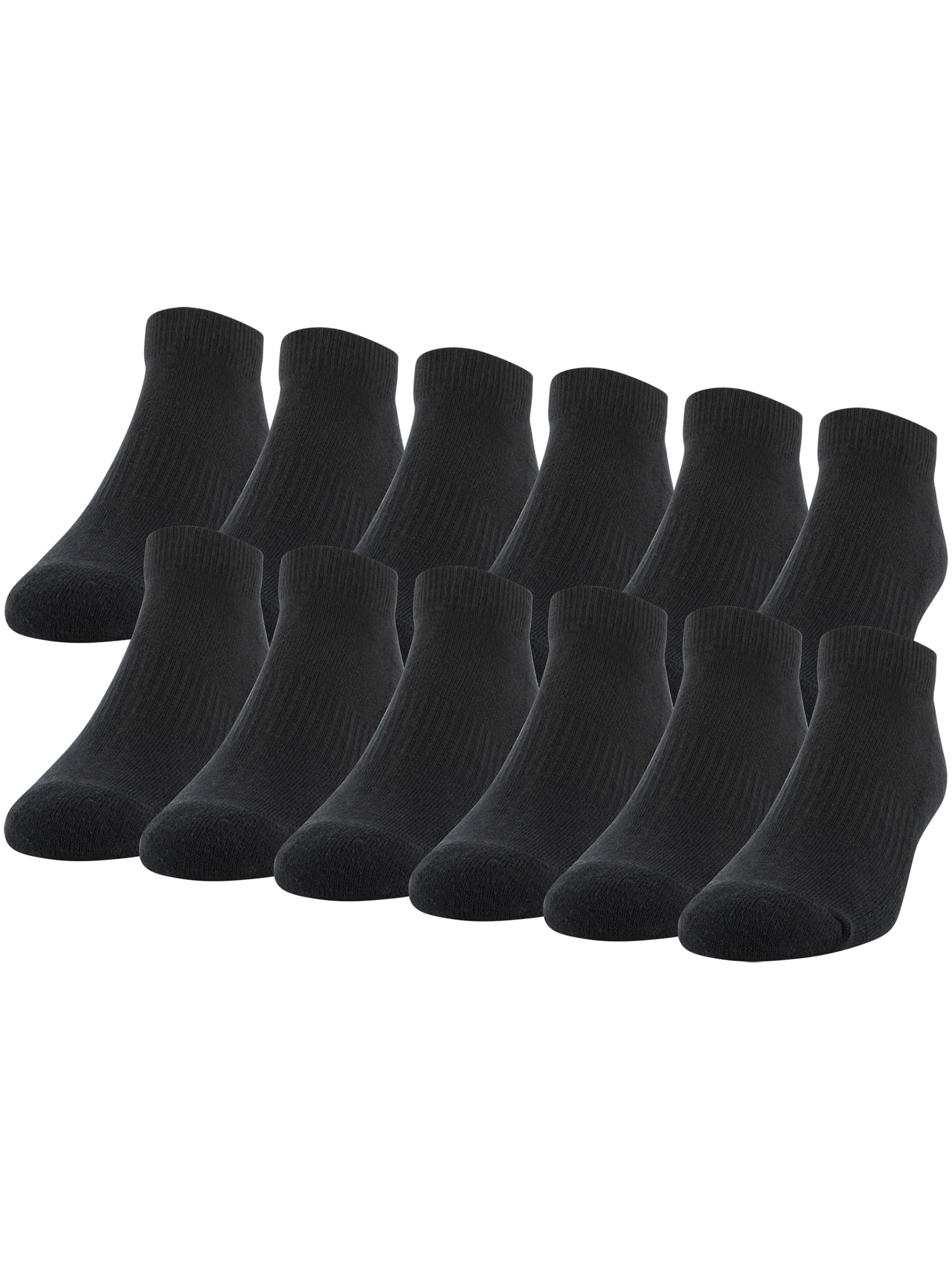 Gildan Adult Mens Performance Cotton Movefx Lowcut Casual Socks Os One Size 12 Pack