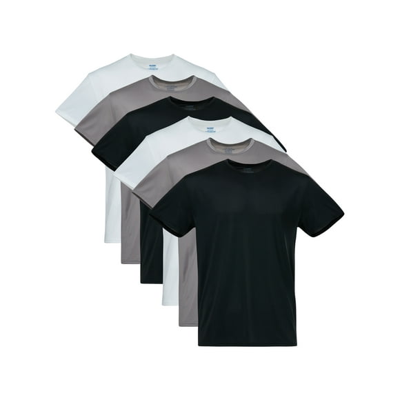 Gildan Men's Performance EZ Breeze Crew Tees, 6-Pack, Sizes S-2X