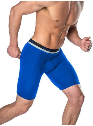 Men's Nylon Long Leg Boxer Briefs, 3-pack
