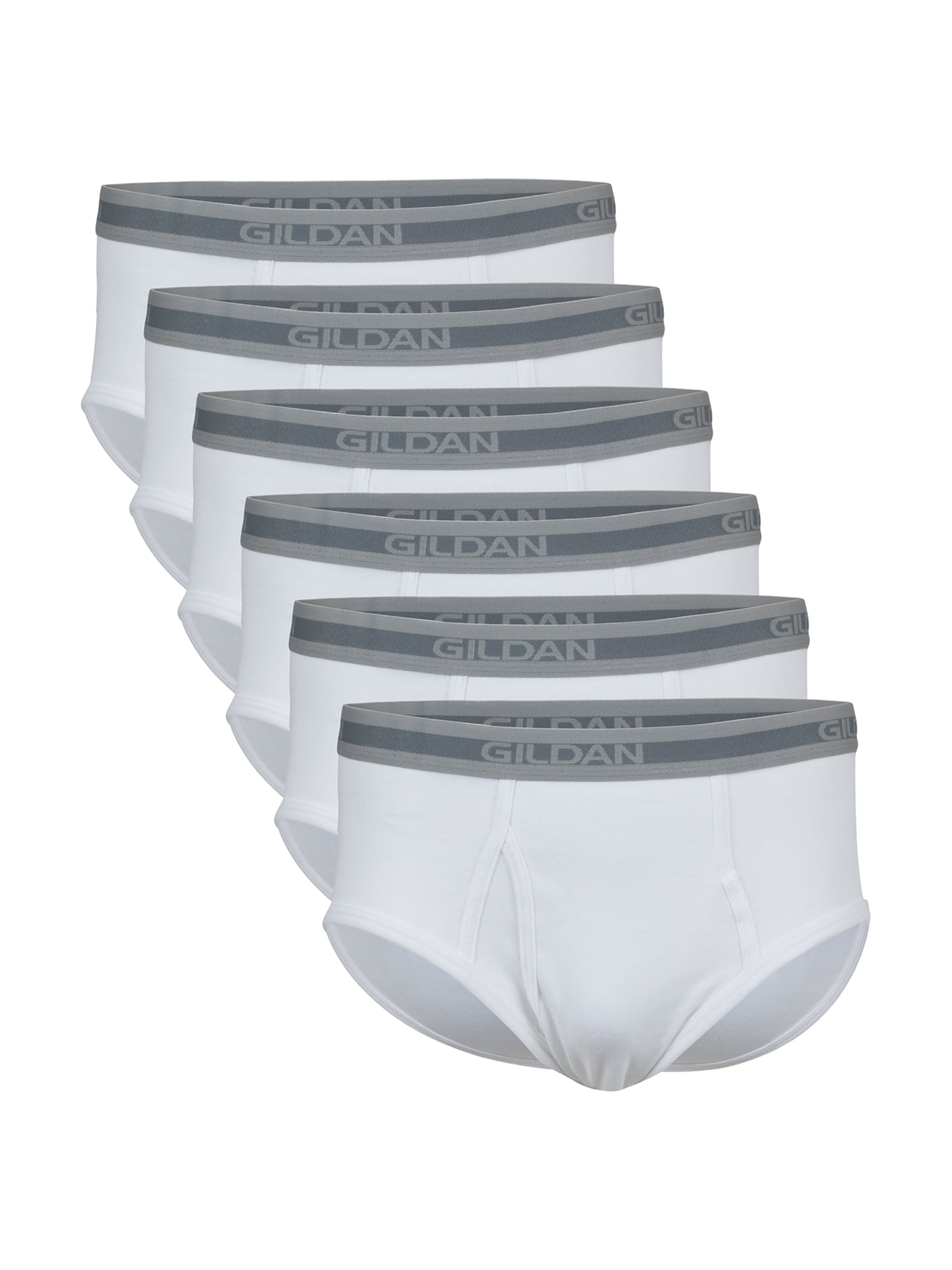 Gildan Adult Men's Premium Cotton Briefs, 6-Pack, Sizes S-2XL