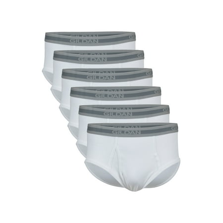 Gildan Adult Men's Premium Cotton Briefs, 6-Pack, Sizes S-2XL