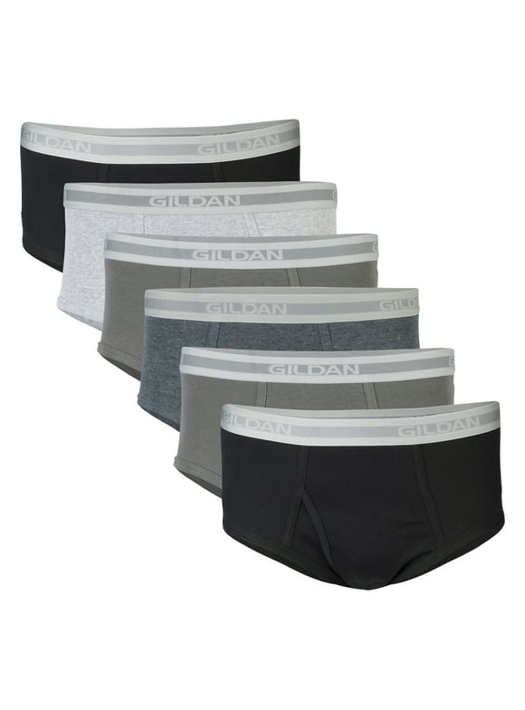Gildan Adult Men's Premium Cotton Briefs, 6-Pack, Sizes S-2XL