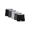 thumbnail image 1 of Gildan Adult Men's Short Leg Boxer Briefs, 5-Pack, Sizes S-2XL, 3" Inseam, 1 of 7