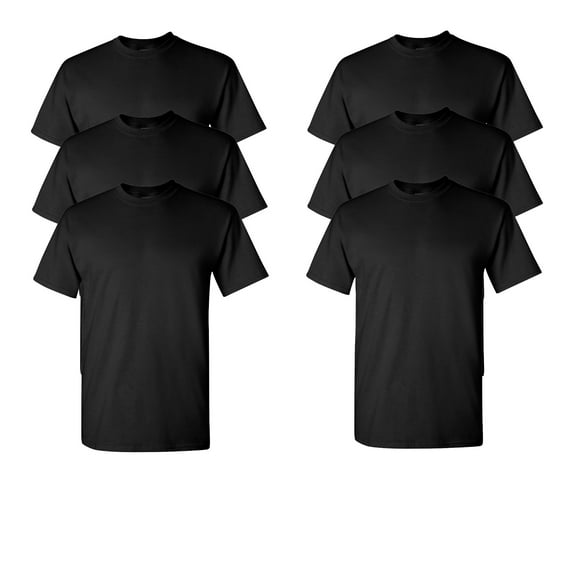 Gildan Adult Men's Short Sleeve Crew Neck T-Shirt, 6-Pack,
