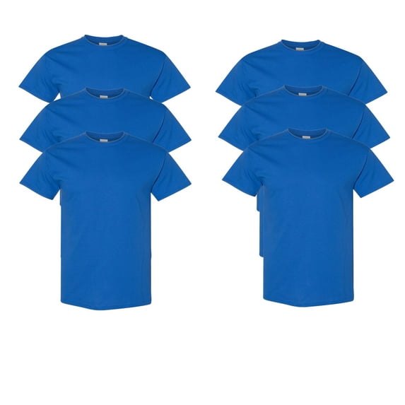 Gildan Adult Men's Short Sleeve Crew Neck T-Shirt, 6-Pack,