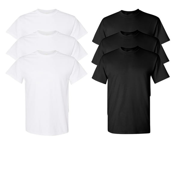 Gildan Adult Men's Short Sleeve Crew Neck T-Shirt, 6-Pack,