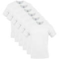 thumbnail image 1 of Gildan Adult Men's Short Sleeve Crew White T-Shirt, 6-Pack, Sizes S-2XL, 1 of 4