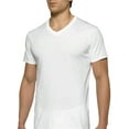 thumbnail image 1 of Gildan Men's V-Neck T-Shirts, 6-Pack, White, X-Large, 1 of 5