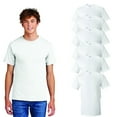 thumbnail image 1 of Gildan - Adult Men's Ultra Cotton Short Sleeve T-Shirt| Crew Neck, Classic Fit Tees, 100% Cotton White Color 6 oz | Bulk Pack – 6 | Size- M, 1 of 5