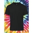 thumbnail image 1 of Gildan Adult Short Sleeve Crew T-Shirt – Black Size Medium Soft Cotton Classic Fit Blank Tee for Tie Dye & DIY Crafts, 1 of 10