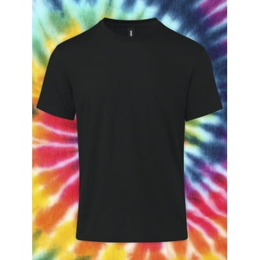 Gildan Adult Short Sleeve Crew T-Shirt for Crafting - Black, Size M, Soft Cotton, Classic Fit, 1-Pack Blank Tee
